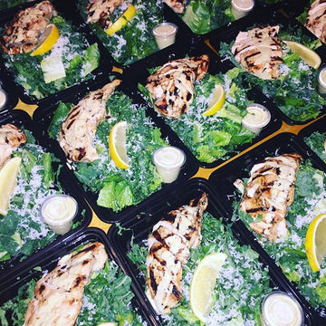 Bbq Lemon & Garlic Chicken Kale Caesar Salad - Nourish NB