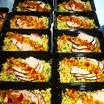 Roast Pork Loin with Pineapple Salsa and Fried Cauliflower Rice - Nourish NB