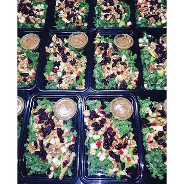 Kale Salad with Apple and Cran - Nourish NB