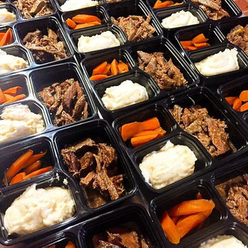 Pot roast with roasted carrots and cauliflower mash - Nourish NB