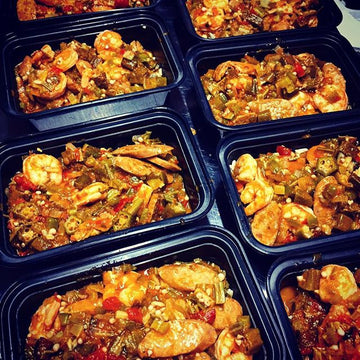 Healthy Shrimp and Chicken Sausage Gumbo with Brown Rice - Nourish NB