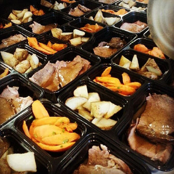 Roast Beef with Herb Potatoes and Roasted Carrots - Nourish NB