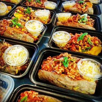Turkey chilli stuffed sweet potatoes - Nourish NB