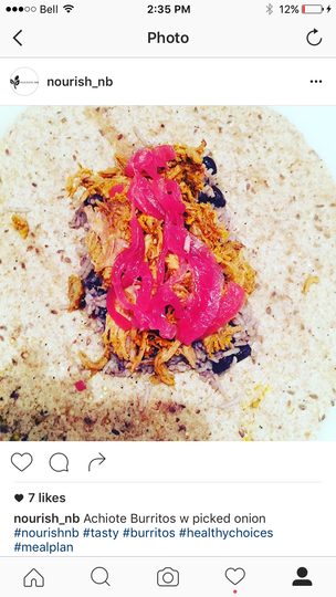 Pulled Pork Achiote Burrito - Nourish NB