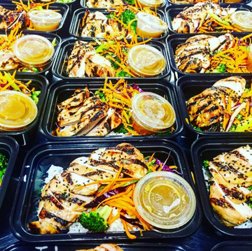 Asian Marinated Grilled Chicken with Fresh Mixed Vegetable - Nourish NB