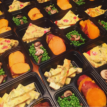Roasted Vegetable Fritatta with Fresh Peas, Mushrooms, and Roasted Honey Sweet Potatoes - Nourish NB
