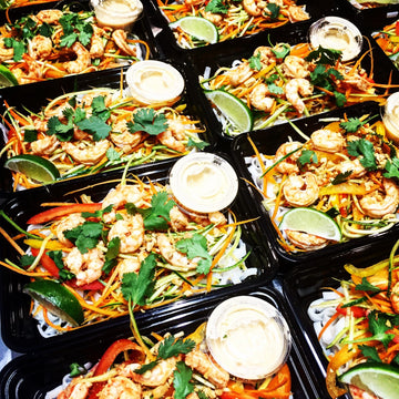 Healthy Shrimp Pad Thai - Nourish NB